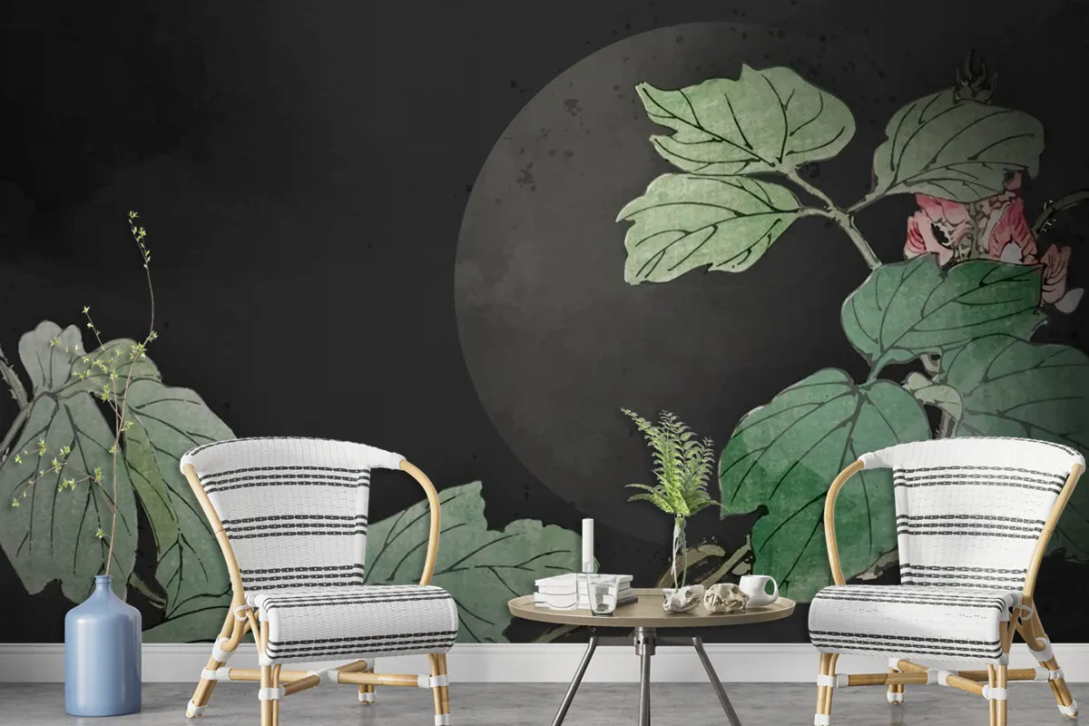 Fototapete Leerer Blätterhintergrund