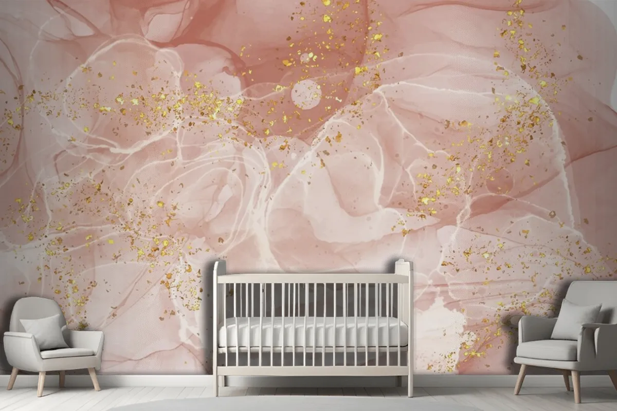 Fototapete Aquarell Alkoholtinte Hintergrund