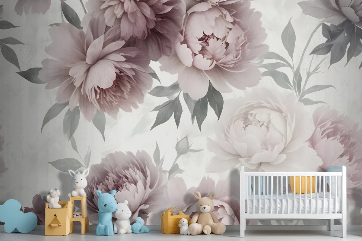 Fototapete Zarte PfingstrosenBlumen