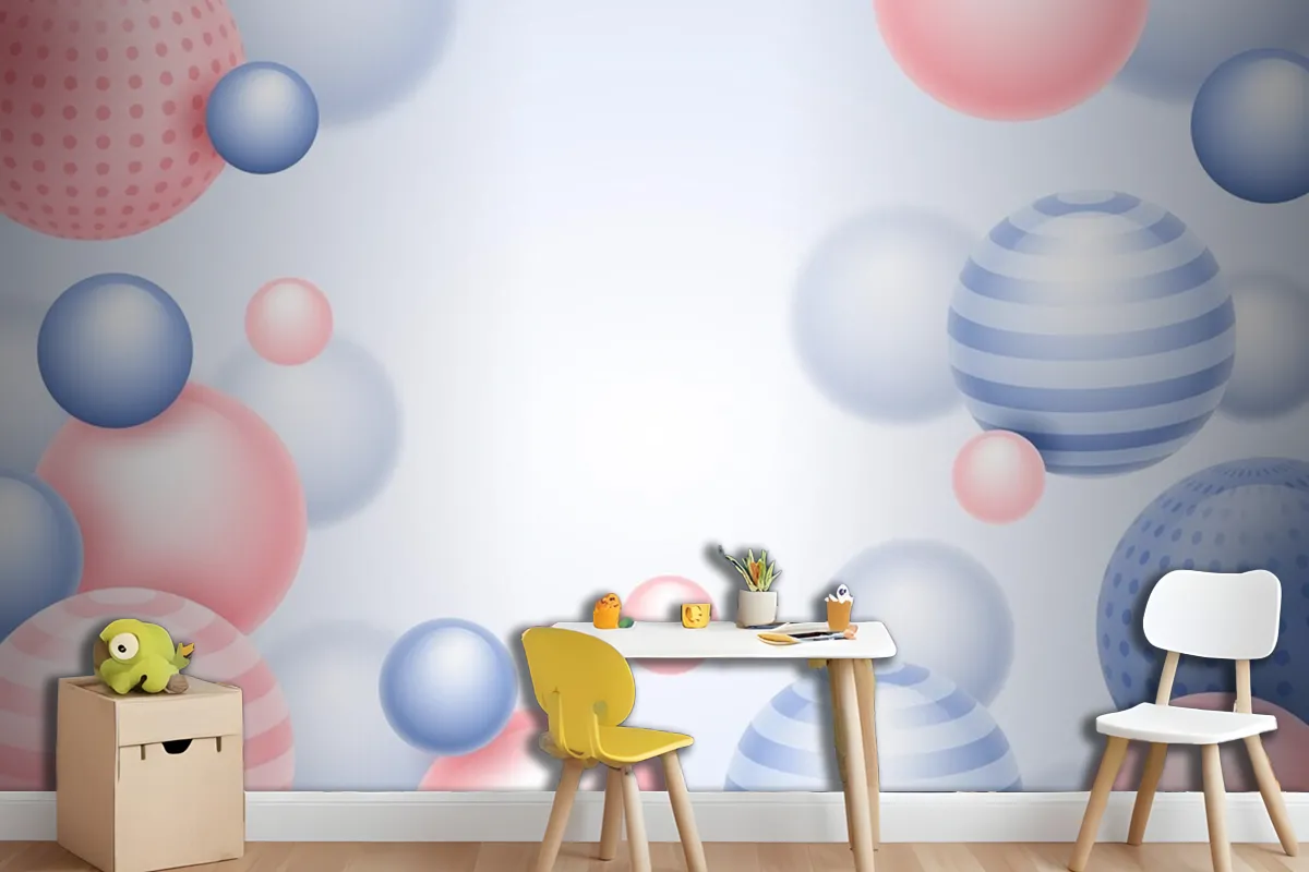Fototapete KugelHintergrund Mit Farbverlauf