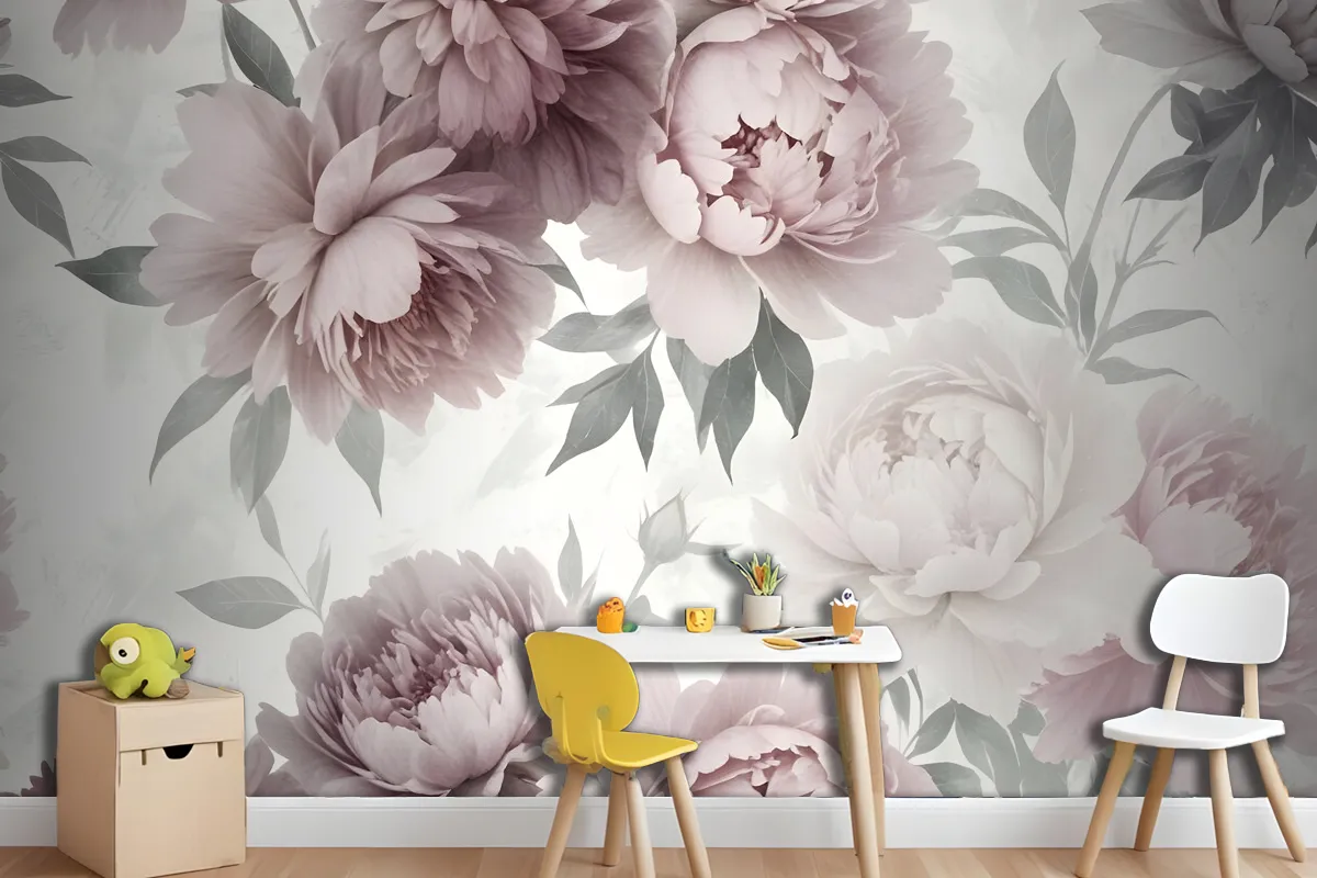 Fototapete Zarte PfingstrosenBlumen